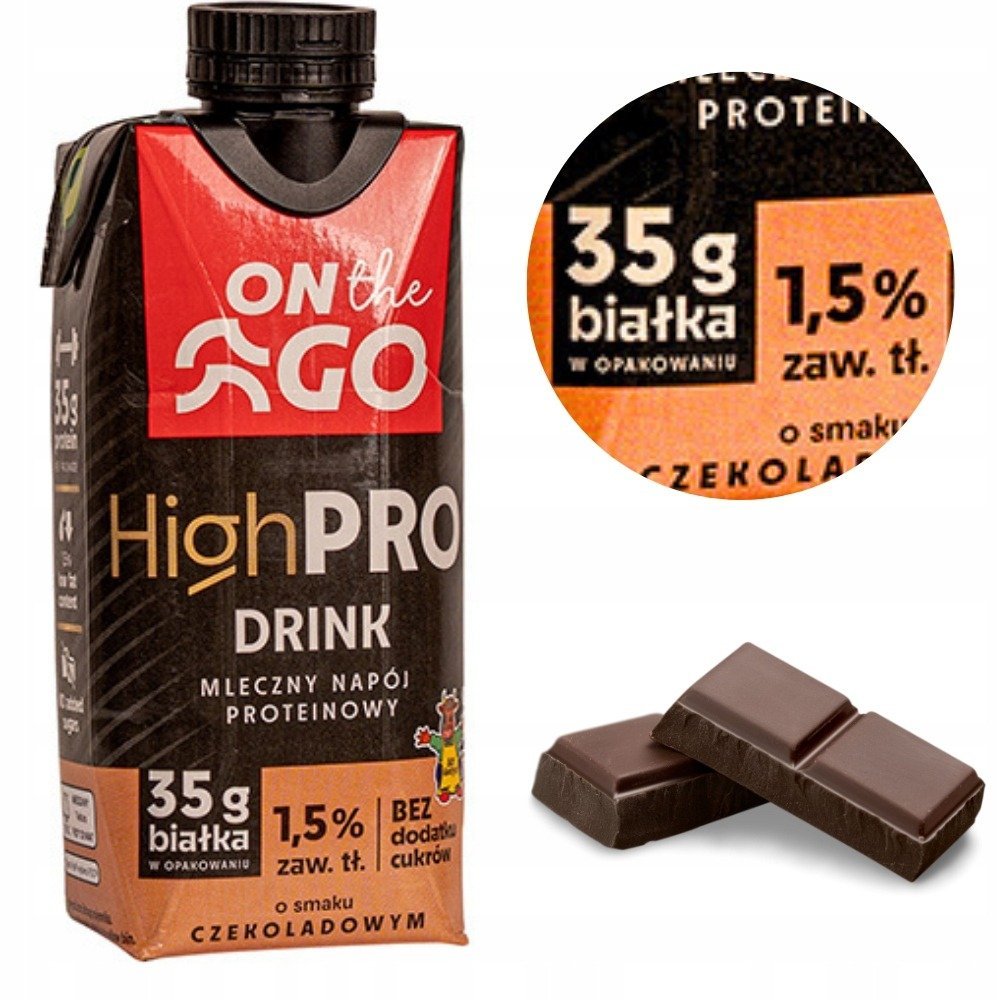 Napój proteinowy o smaku czekoladowym 350 g