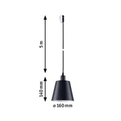 Systemy inteligentnych domów - Paulmann Plug & Shine lampa wisząca LED Kofia E14, aluminium - miniaturka - grafika 1