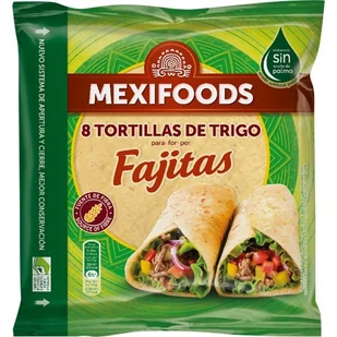 Tortilla fajita 8szt. 320g - Mexifoods - Pieczywo chrupkie - miniaturka - grafika 1