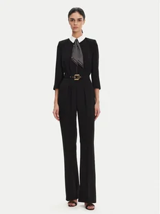Elisabetta Franchi Kombinezon TU-047-52E2 Czarny Regular Fit - Kombinezony - miniaturka - grafika 1
