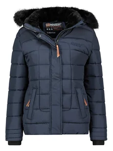 Geographical Norway Kurtka pikowana w kolorze granatowo-czarnym - Kurtki damskie - miniaturka - grafika 1