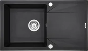 Zlewy i komory gospodarcze - DEANTE DEANTE ZQJ 2113 DEANTE ZQJ 2113 ZLEW EVORA GRAFITOWY GRANIT 1K Z/O 780x440x180 - miniaturka - grafika 1