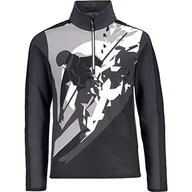 Koszulki dla chłopców - CMP CMP Chłopięca Pile Da Sci Con Stampa Long Sleeve Shirt, antracyt, 104 30L1004 - miniaturka - grafika 1
