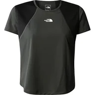 Koszulki i topy damskie - THE NORTH FACE Damska koszulka Lightbright, szary asfaltowy (TNF Black, XS - miniaturka - grafika 1