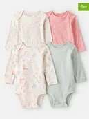 Body dla niemowląt - carter's Body (4 szt.) w kolorze jasnoróżowo-kremowo-zielonym - miniaturka - grafika 1