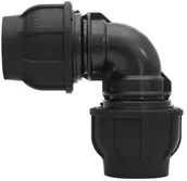 Odpływy liniowe - Kolano Gebo Plast 90ST zacisk.40x40 do PE - miniaturka - grafika 1