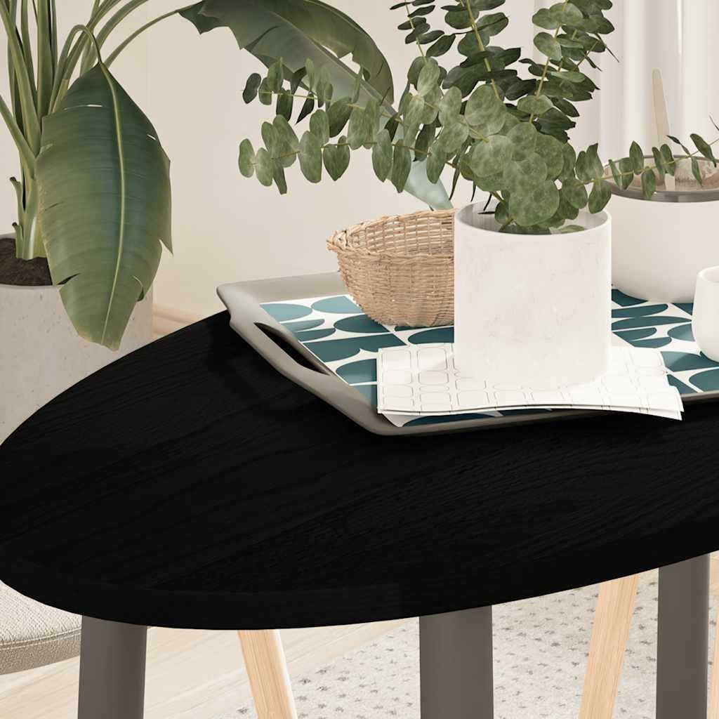 vidaXL vidaXL Blat do stołu, brązowy, 100x50x2 cm, lite drewno dębowe, owalny