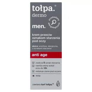 Tołpa Dermo MEN - Regenerujacy krem pod oczy 40+ 10ml - Kosmetyki pod oczy - miniaturka - grafika 1