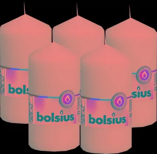 Bolsius Świeca pieńkowa 120/60 biała - Świece - miniaturka - grafika 1