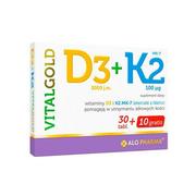 ALG PHARMA Alg Pharma K2 + D3 VitalGold 40tabs Dobra cena