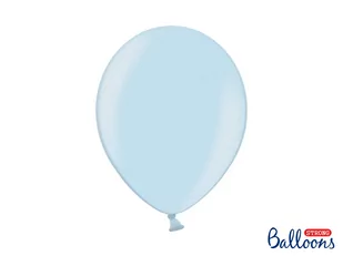 Balony Strong 30cm Metallic Baby Blue 1op SB14M-011 - Baby shower i roczek - miniaturka - grafika 1
