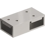 Akcesoria do armatury i ceramiki - Mexen łącznik T do wsporników ściennych, nikiel szczotkowany - 800-09-97 - miniaturka - grafika 1