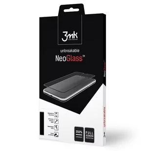 3MK Szkło ochronne kompozytowe NeoGlass iPhone X, Xs, czarne 5903108205917 - Szkła hartowane na telefon - miniaturka - grafika 1