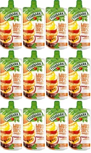 12X Mus pomarańcza-marakuja-jabłko-banan 120g Tymbark 12x-pom-mar-jab-ban - Syropy i koncentraty owocowe - miniaturka - grafika 1