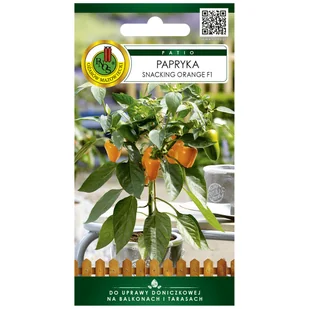 Papryka Snacking Orange nasiona 15szt. Pnos - Nasiona i cebule - miniaturka - grafika 1