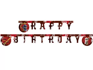 Procos Baner urodzinowy Happy Birthday Lego Ninjago - cm - 1 szt. 92244 - Urodziny dziecka - miniaturka - grafika 1