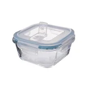 Naczynia żaroodporne - Pojemnik żaroodporny VEGA z pokrywką kwadratowy 0,45 l - miniaturka - grafika 1