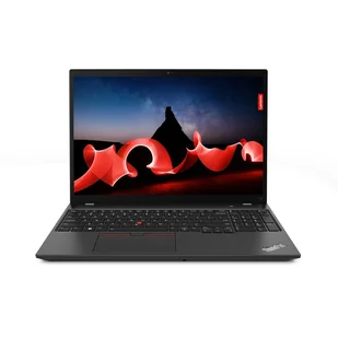 Lenovo ThinkPad T16 Gen 2 (Intel) Intel® Core™ i5 i5-1345U (16") Ekran WUXGA 16 GB DDR5-SDRAM 512 GB SSD Wi-Fi 6E (802.11ax) Windows 11 Pro Niemiecki Czarny 21HH009JGE - Laptopy - miniaturka - grafika 1