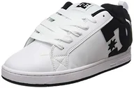 Moda i Uroda OUTLET - DC Shoes Męskie buty Court Graffik Skate, White/Black/Black, 39 EU, Bia?y Czarny Czarny, 39 eu - miniaturka - grafika 1