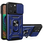 Etui i futerały do telefonów - Etui HURTEL Hybrid Armor Camshield do Apple iPhone 15 Pro Niebieski - miniaturka - grafika 1