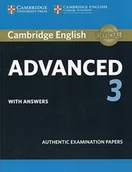 Książki do nauki języka angielskiego - Cambridge English Advanced 3 with answers Cambridge University Press - miniaturka - grafika 1