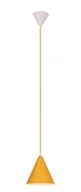 Lampy sufitowe - Candellux Lampa Wisząca Voss 1 Żółty 50101179 - miniaturka - grafika 1
