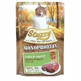 Stuzzy Agras Delic Agras Delic KOT 85g sasz MONOPROTEIN CIELĘCINA - Mokra karma dla kotów - miniaturka - grafika 1