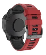 Akcesoria do smartwatchy - Opaska Pasek Bransoleta Iconband Garmin Fenix 3/5X/3Hr/5X Plus/6X/6X Pro/7X Red - miniaturka - grafika 1