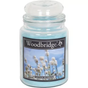 Woodbridge świeca zapachowa w słoju duża 2 knoty 565 g - Cotton Blossom - Świece - miniaturka - grafika 1