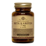 Witaminy i minerały - Solgar Beta Karoten 7 mg, kapsułki, 60 szt. - miniaturka - grafika 1