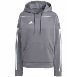 Bluza damska adidas Tiro 23 League Sweat Hoodie szara HZ3013 XL - Bluzy damskie - miniaturka - grafika 1