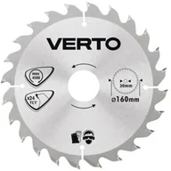 Tarcze do pił - Verto TARCZA PILARKI 160X20 24 ZĘBY (61H118) - miniaturka - grafika 1