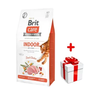 BRIT Care Cat  Grain-Free Indoor Anti-Stress 7kg + niespodzianka dla kota GRATIS! - Sucha karma dla kotów - miniaturka - grafika 1