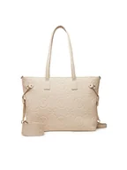 Torebki damskie - Valentino Torebka Samba Re VBS8ZG01 Écru - miniaturka - grafika 1