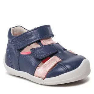 Kickers Sandały Wasabou 858393-10 Marine Rosa Meta 102 - Sandały damskie - miniaturka - grafika 1