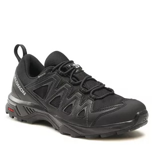 Trekkingi Salomon X Braze GORE-TEX L47180400 Black/Black/Phantom - Buty trekkingowe męskie - miniaturka - grafika 1