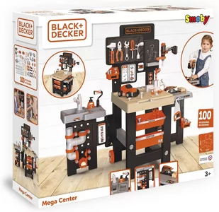 Smoby Black+Decker Mega warsztat 3w1 - Mały majsterkowicz - miniaturka - grafika 11