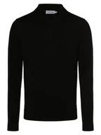 Swetry męskie - Calvin Klein - Sweter męski, czarny - miniaturka - grafika 1