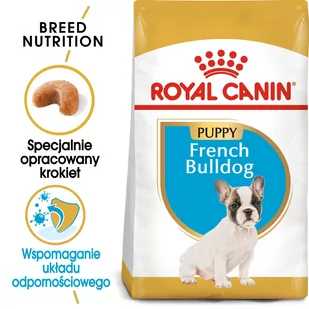 Royal Canin French Bulldog Junior 10kg Opakowanie uszkodzone 426) ! 257530 - Mokra karma dla psów - miniaturka - grafika 1