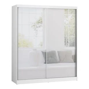Helvetia Szafa LONDON LUX GB 180 cm Biały 2497KE56 - Szafy - miniaturka - grafika 1