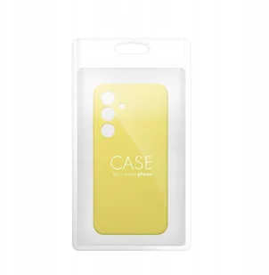 Futerał SILICONE 2mm do XIAOMI REDMI NOTE 14 Pro 5G żółty - Etui i futerały do telefonów - miniaturka - grafika 1