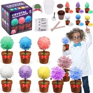 Zabawki interaktywne dla dzieci - HODOWLA KRYSZTAŁÓW KWIATOWYCH ZABAWKA EDUKACYJNA DLA DZIECI EKSPERYMENT - miniaturka - grafika 1