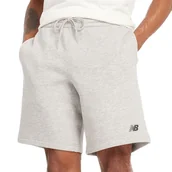 Spodnie sportowe męskie - Spodenki New Balance MS43903AG - szare - miniaturka - grafika 1