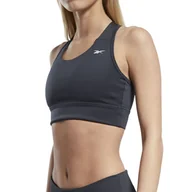 Biustonosze - Damski Stanik sportowy REEBOK ID TRAIN HIGH SUPPORT BRA GS1964 – Czarny - miniaturka - grafika 1