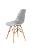 Krzesła - King Home Krzesło DSW Wood King Bath jasny platynowy K-130.L.GREY.05.DSW - miniaturka - grafika 1