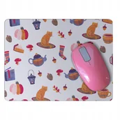 Podkładki pod mysz - Podkładka pod mysz myszkę Z KOTEM KOT jesień - miniaturka - grafika 1