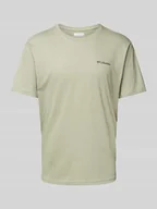 Koszulki męskie - T-shirt z wyhaftowanym logo - miniaturka - grafika 1