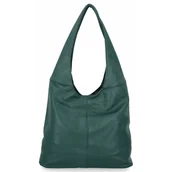 Torebki damskie - Uniwersalne Torebki Damskie Shopper Bag firmy Hernan HB0141 Zielona - miniaturka - grafika 1