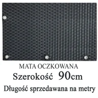 Parawany - Osłona balkonowa TECHNORATTAN oczkowana, stalowa, 0,9 m - miniaturka - grafika 1