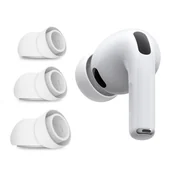 Etui i futerały do telefonów - TECH-PROTECT EAR TIPS 3-PACK APPLE AIRPODS PRO 3 WHITE - miniaturka - grafika 1